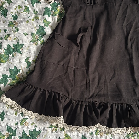 DOLLS KILL ~ WIDOW Gothic Lolita Dress with Lace Trim - Picture 5 of 6